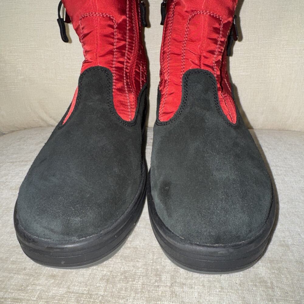 Pajar Women's Raff Red Winter Snow Insulated Side Zip Boots SZ 9-9.5 EUC - Picture 7 of 12